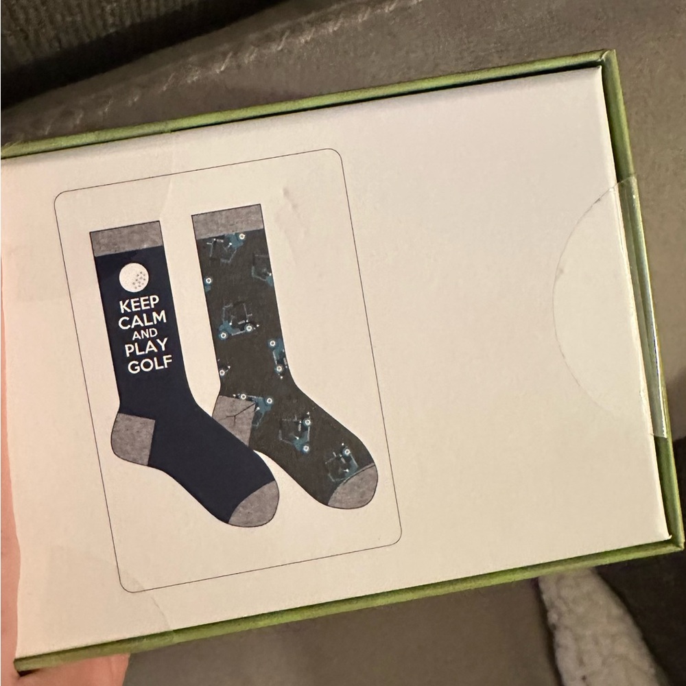 Golf Lovers Coffee Mug & Golf Socks 2 Pairs Size 10-13 Brand New - Picture 3 of 3